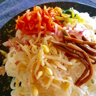 ビビンバ素麺♩
